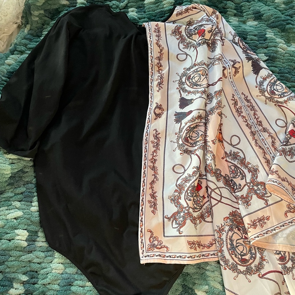 NEW 1X/2X SHEIN bodysuit